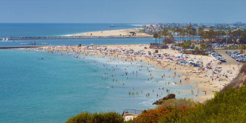 A Picture Of Corona Del Mar State Beach