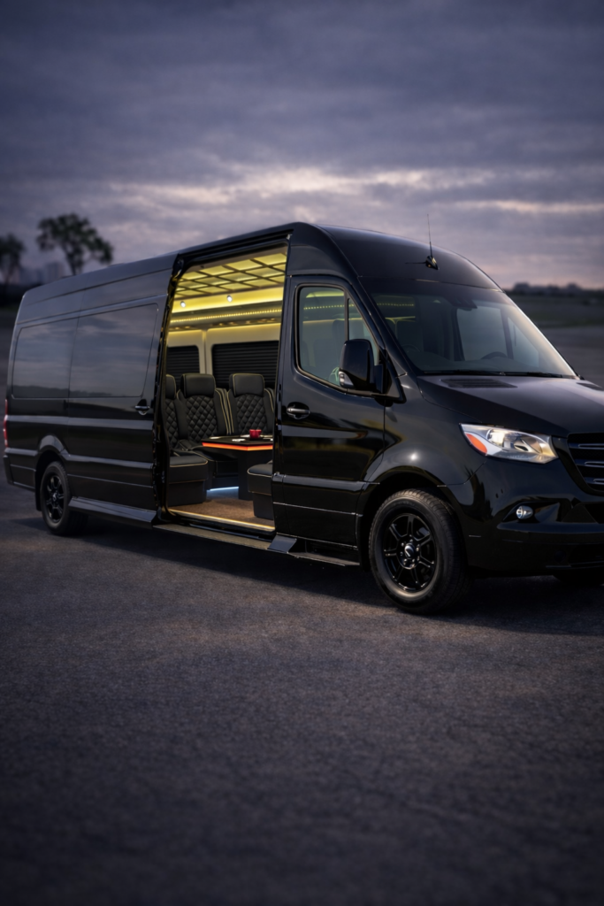 Sprinter Limo VAN LAXcarserviceMGCLS